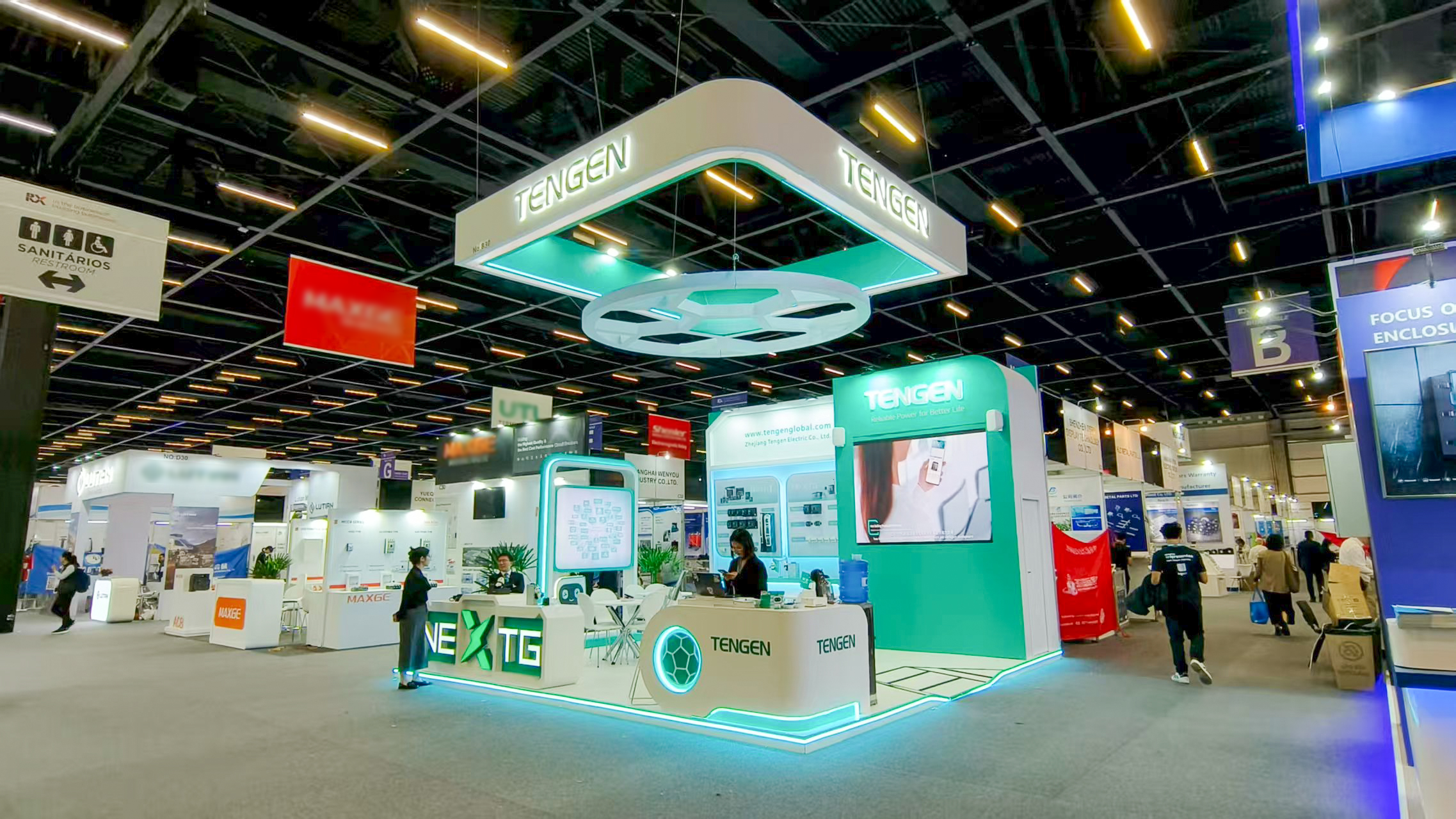 闪耀拉美丨凯发天生一触即发亮相FIEE巴西国际电力展